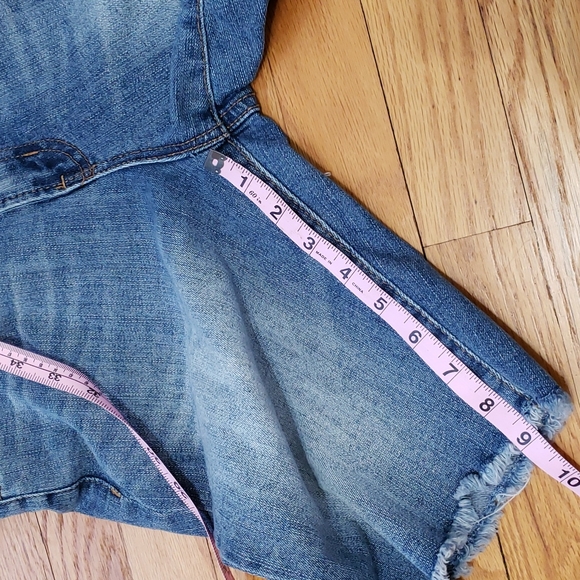 Jessica Simpson - Venice Cutoff Short Distressed High Rise Denim Jean 28 - Picture 11 of 11